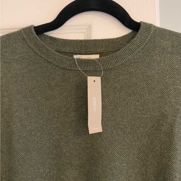 J. Crew Men's Olive Crewneck Sweater - Picture 3 of 13